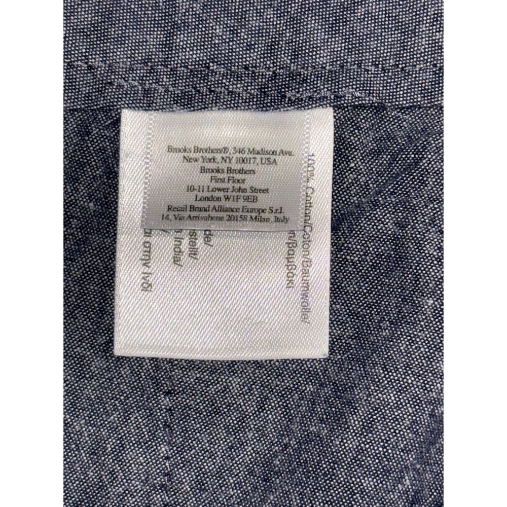 Brooks‎ Brothers 346 Plaid Cotton Shorts Men's W35 Classic Fit Casual Chino - Picture 4 of 6